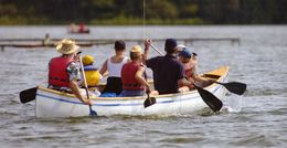 Gruppenangebot der Kanuvermietung Segelschule Pl�n